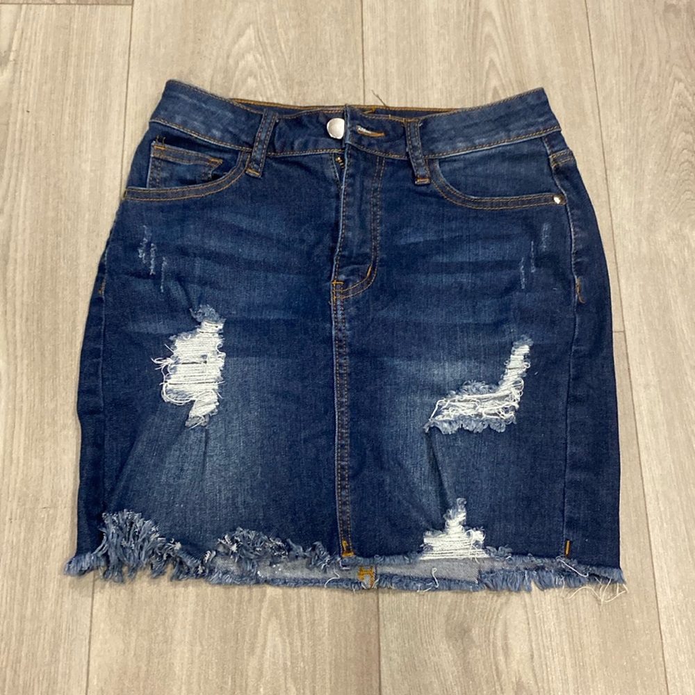 Fashion Nova Denim Mini Skirt